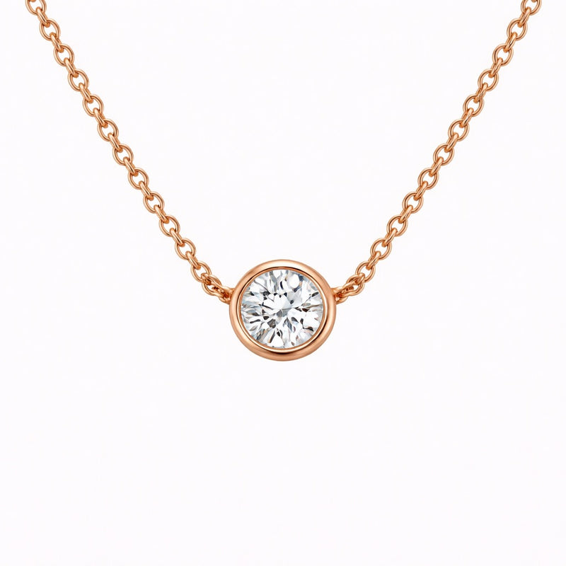 Floating Bezel Round shape pendant