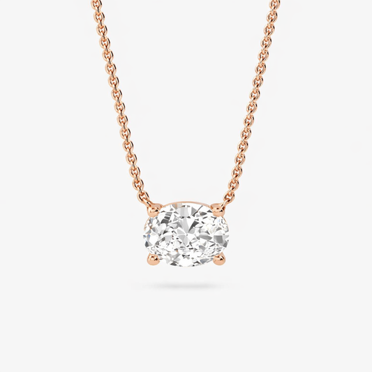 Floating pendant Oval shape