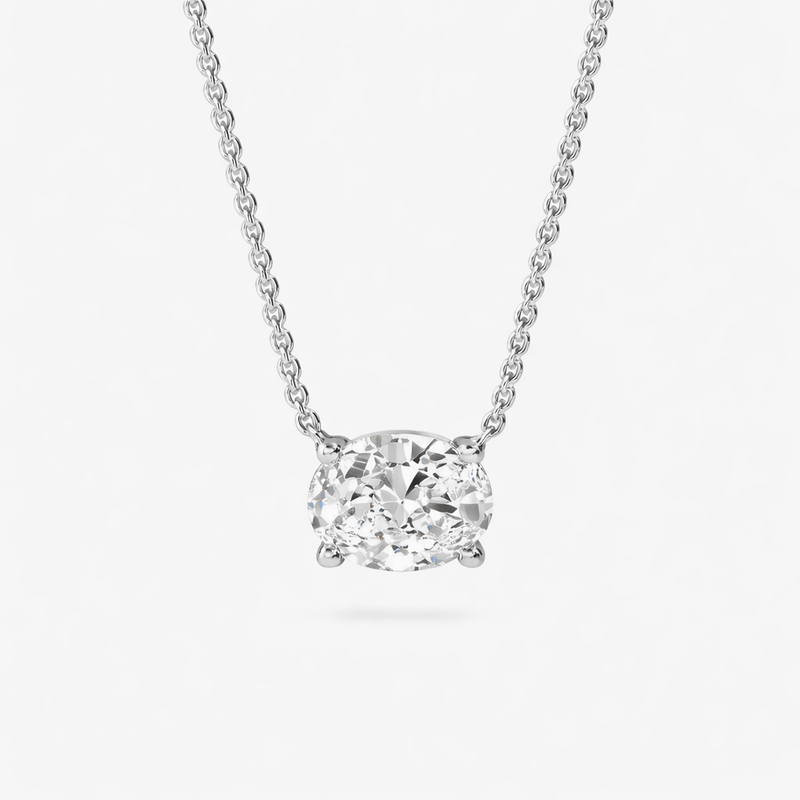Floating pendant Oval shape