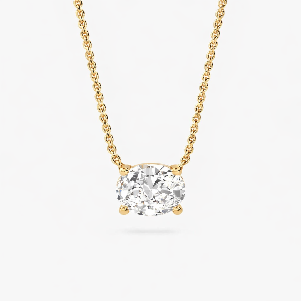 Floating pendant Oval shape